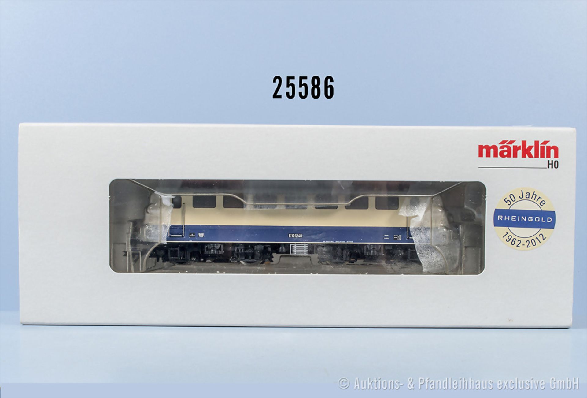 Märklin mfx digital H0 37106 E-Lok der DB, BN E10 1240 in Rheingold-Ausführung, Z 0-1, ...