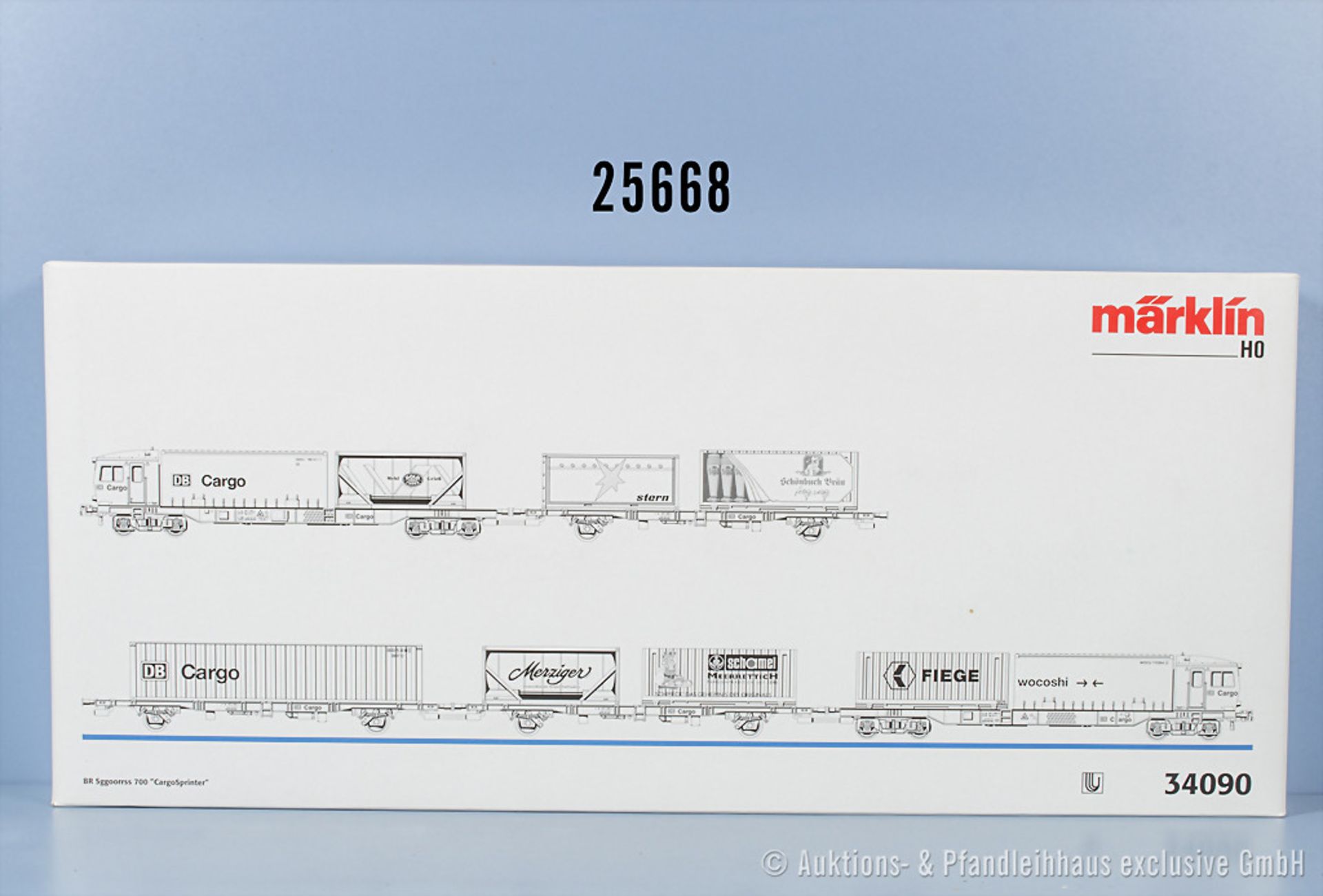 Märklin Delta digital H0 34090 5-teiliger Dieseltriebzug Cargo Sprinter der DB, BN 497 3 ...