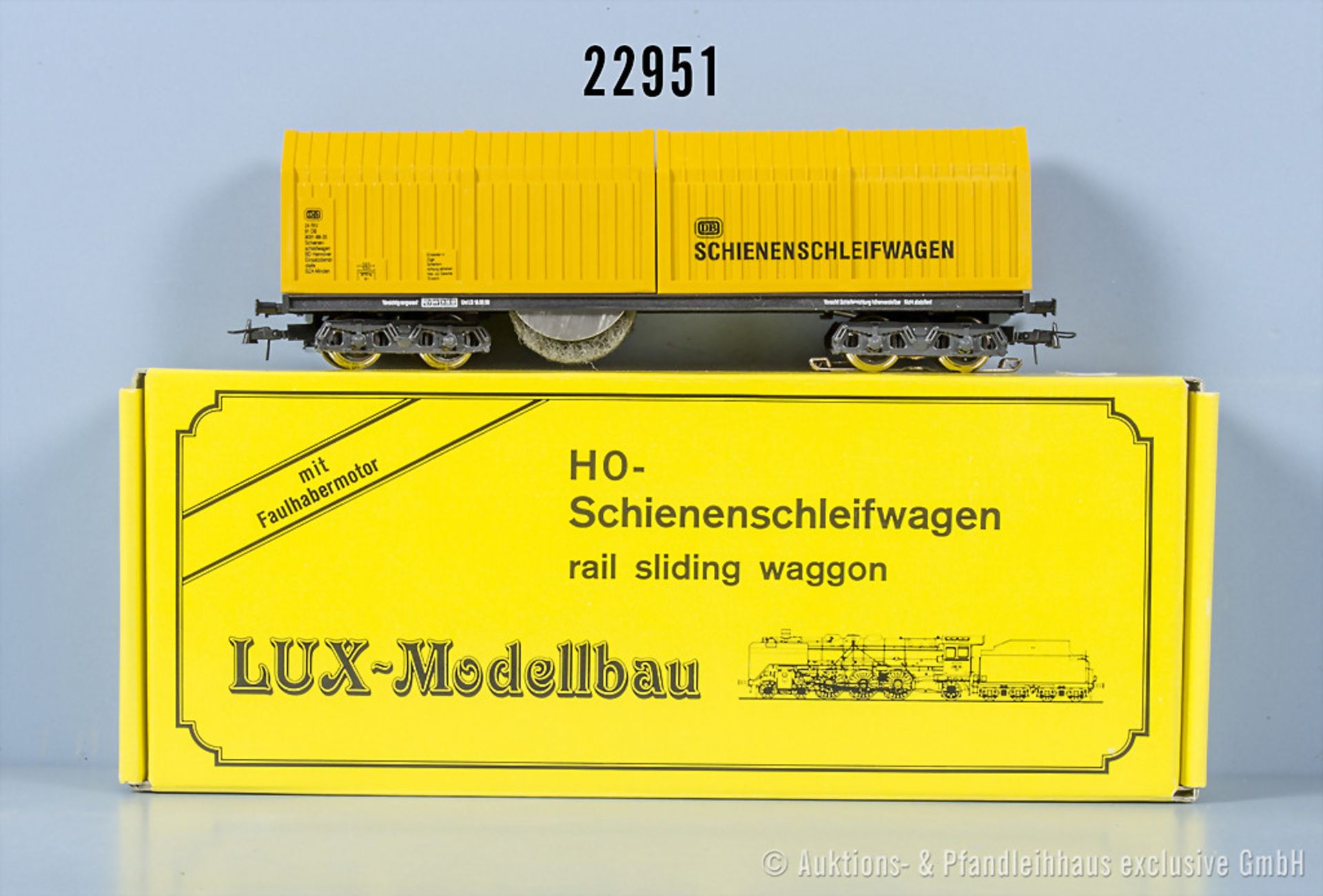 Lux H0 9010D Schienenschleifwagen, Z 0, in OVP, ...