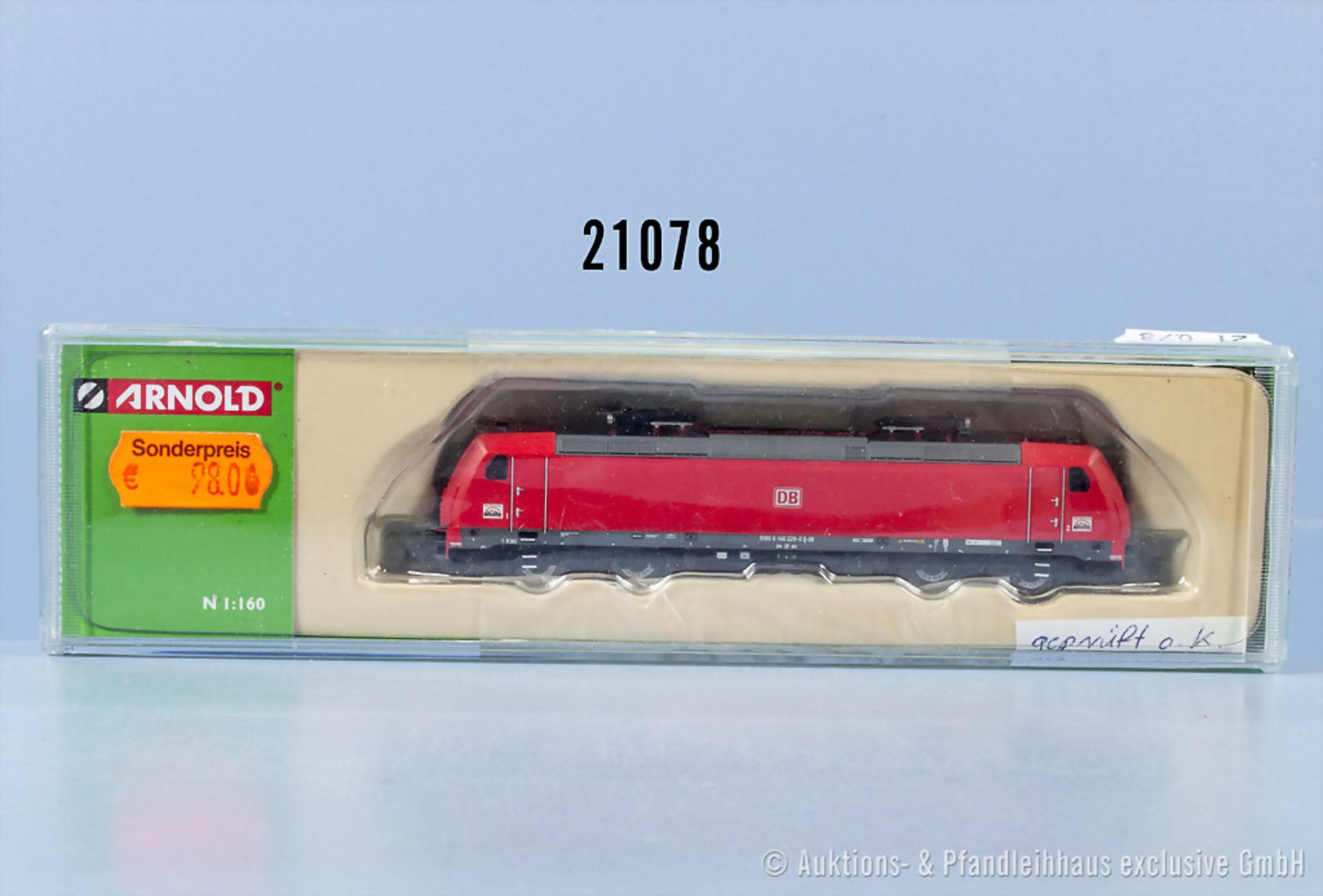 Arnold Spur N 2103 E-Lok der DB, BN 146 229-0, Z 1-2, in ...
