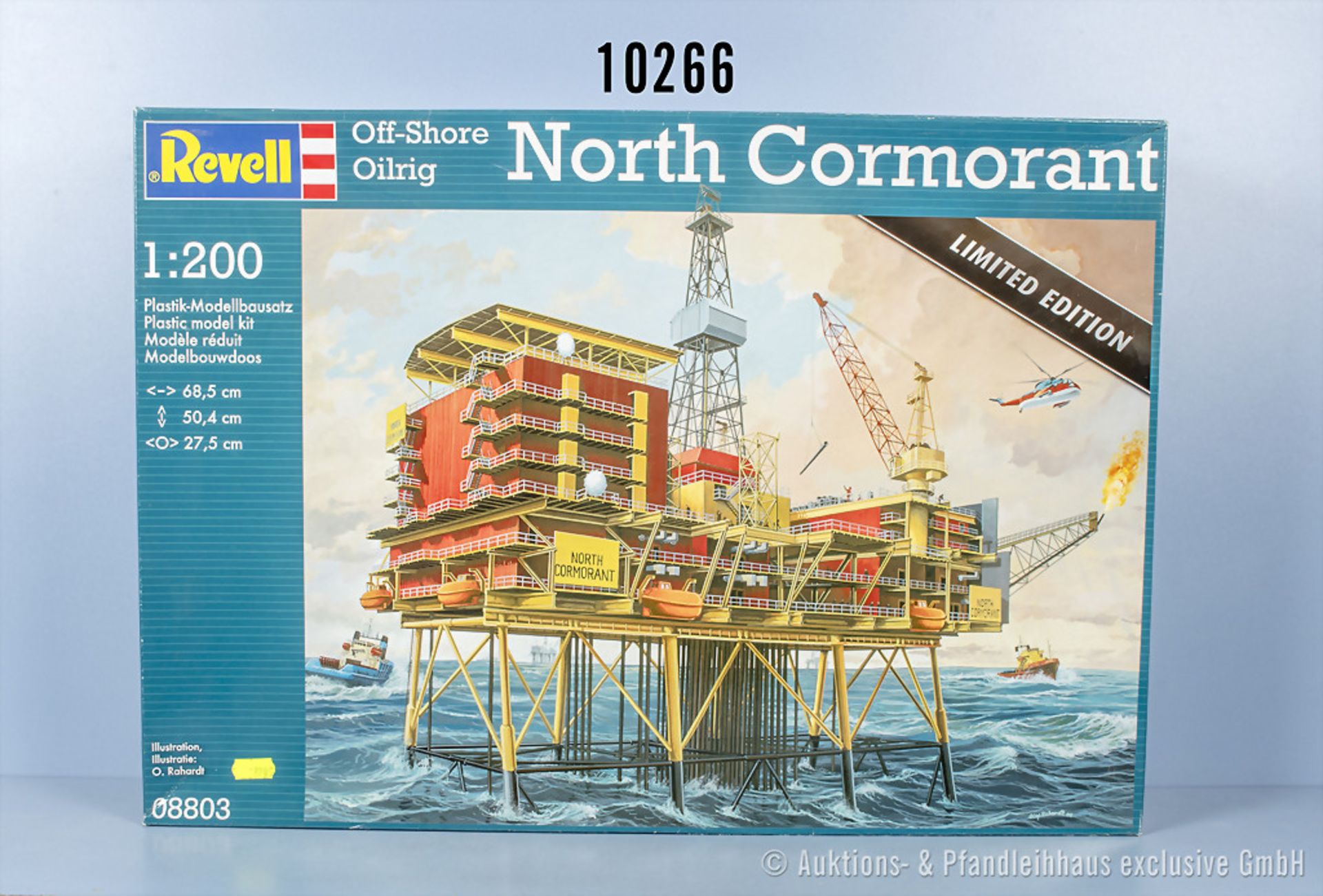 Revell Modellbausatz 08803 Off-Shore Oilring North Cormorant, M 1:200, Z 0-1, OVP, ...