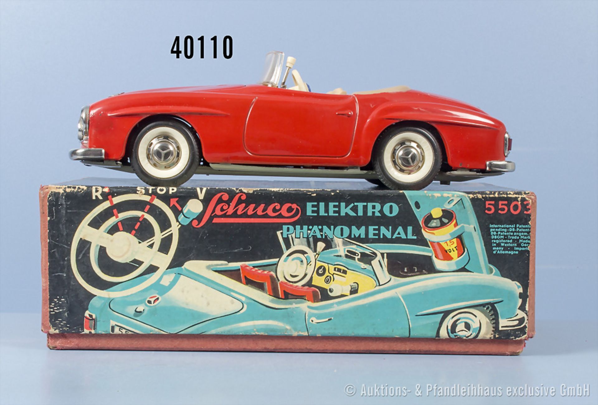 Schuco 5503 Elektro Phänomenal Mercedes Benz Mit Schuco Teddy Ovp