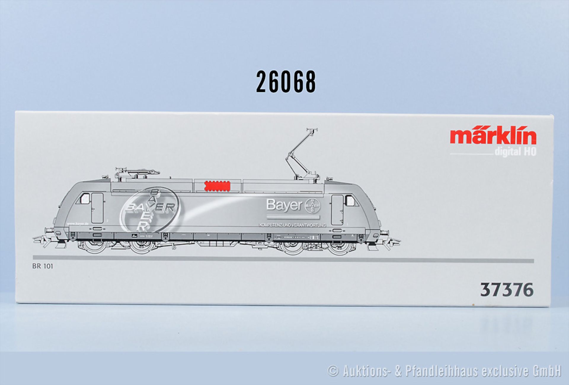 Märklin fx digital H0 37376 E-Lok der DB, BN 101 096-6, Z 0-1, in ...