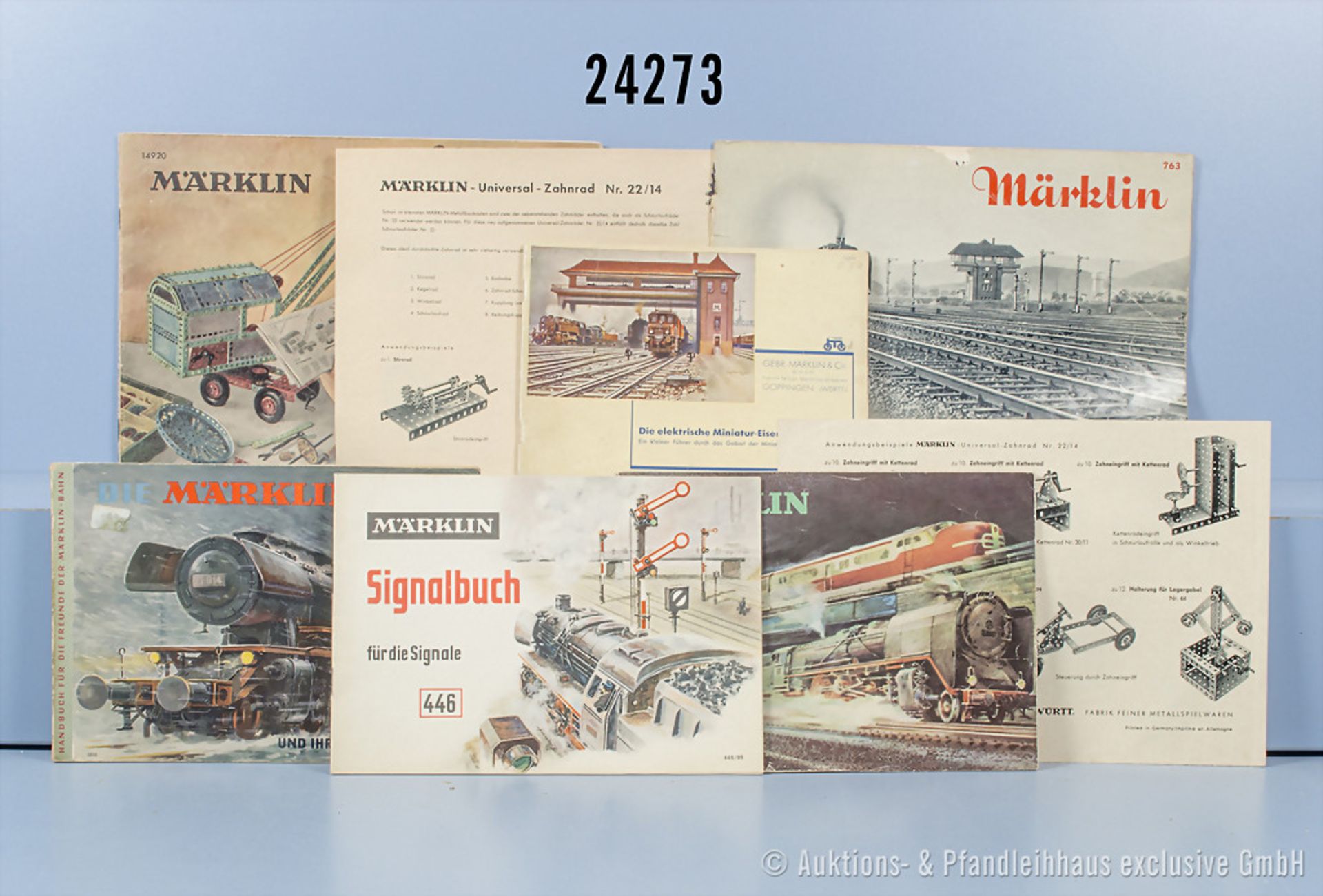 Märklin Literatur, dabei D49 Hauptkatalog, Handbücher, Gleisplanbücher und ...