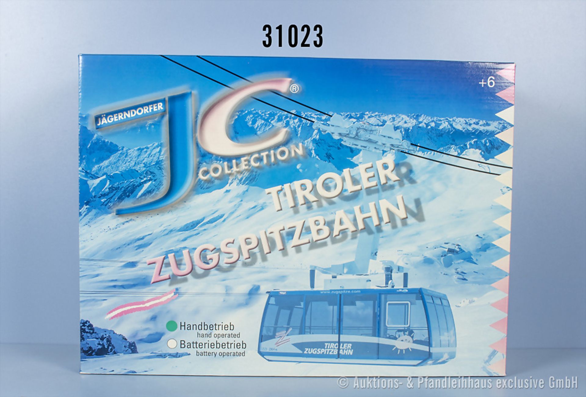 Jägerndorfer Spur 1 89290 Seilbahn Tiroler Zugspitzbahn mit 2 Gondeln für Handbetrieb, Z ...