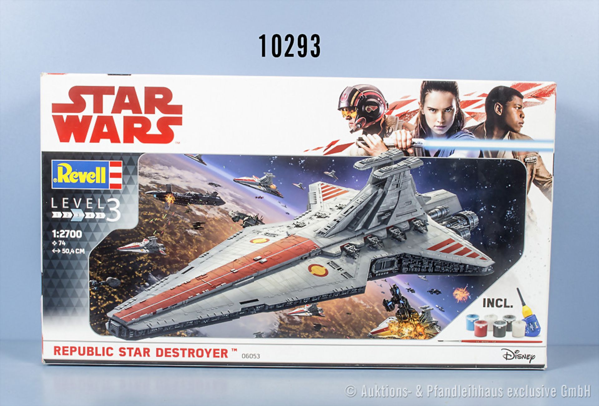 Revell Star Wars Modellbausatz 06053 Republic Star Destroyer, M 1:2700, Z 0, OVP ...