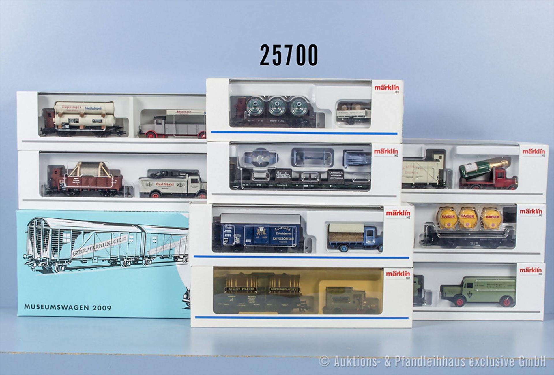 10 Märklin H0 Museumswagen von 1991, 1997, 1998 und 2001 bis 2006, Z 1, in ...