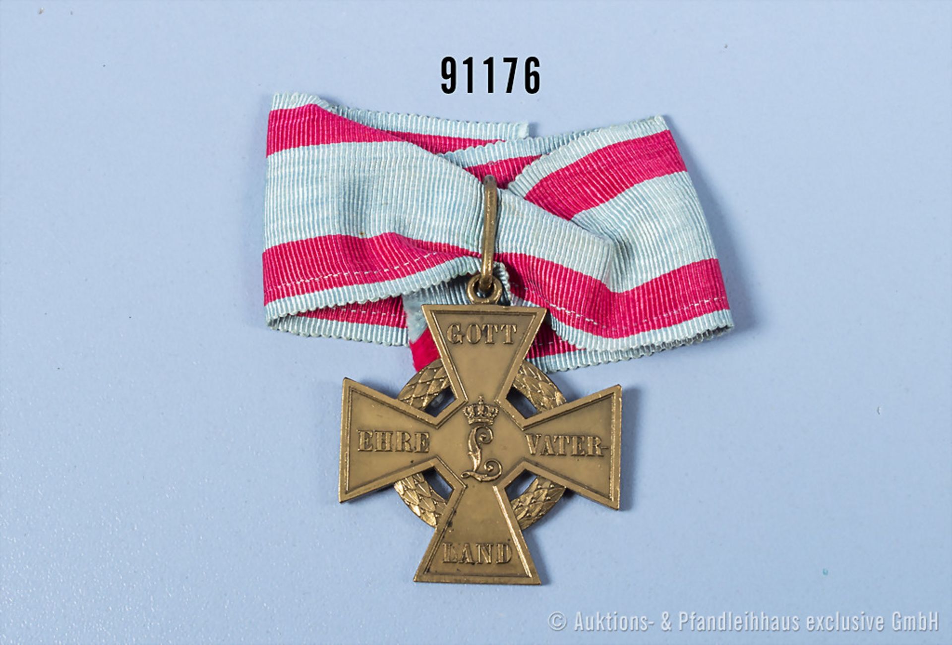 Hessen-Darmstadt Militär-Verdienst-Kreuz 1870/71, guter Zustand, siehe Anmerkung vor ...