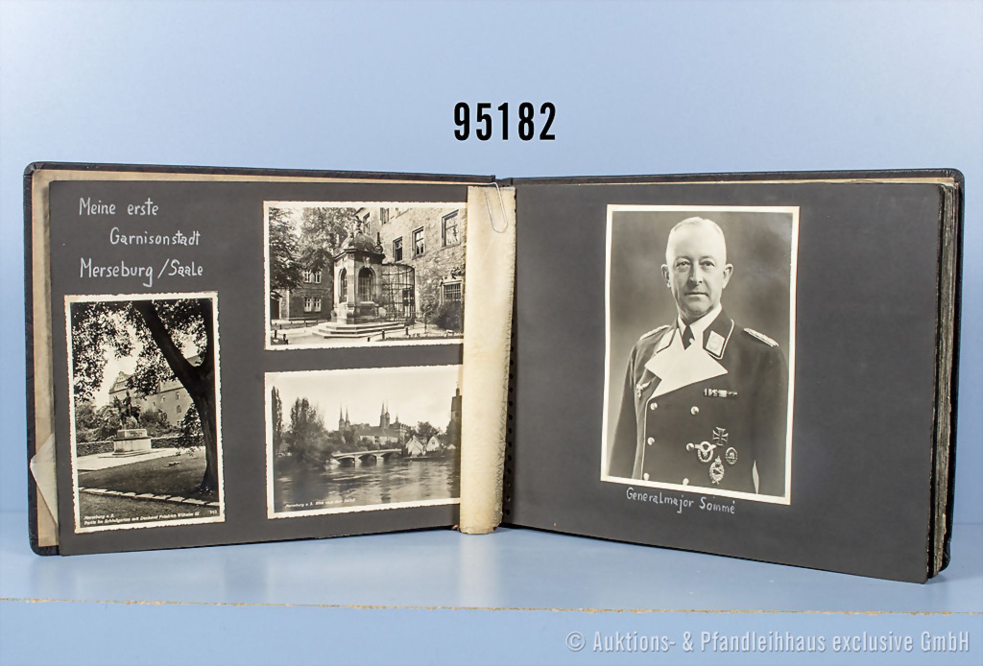 Fotoalbum Wehrmacht Luftwaffe eines Angehörigen einer Militär-Musikkapelle, ca. 200 ...