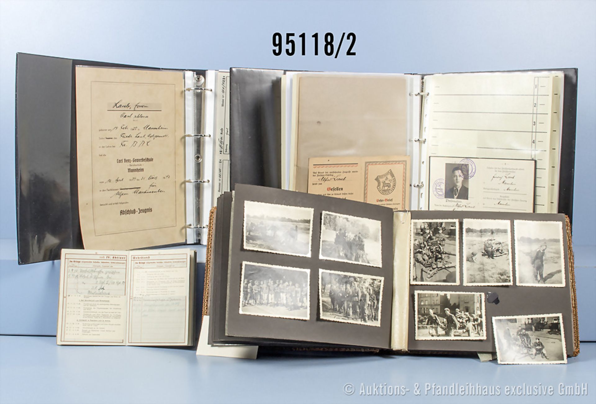 Foto- und Dokumente aus dem Nachlass einer Familie, dabei der Nachlass von 2 gefallenen ... - Bild 2 aus 5