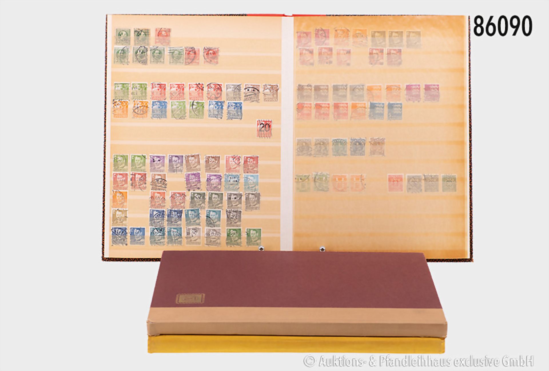 Sammler-Nachlass: umfangreiches Briefmarken-Konv. in 8 Alben, Alle Welt, ab ca. 1900, ...