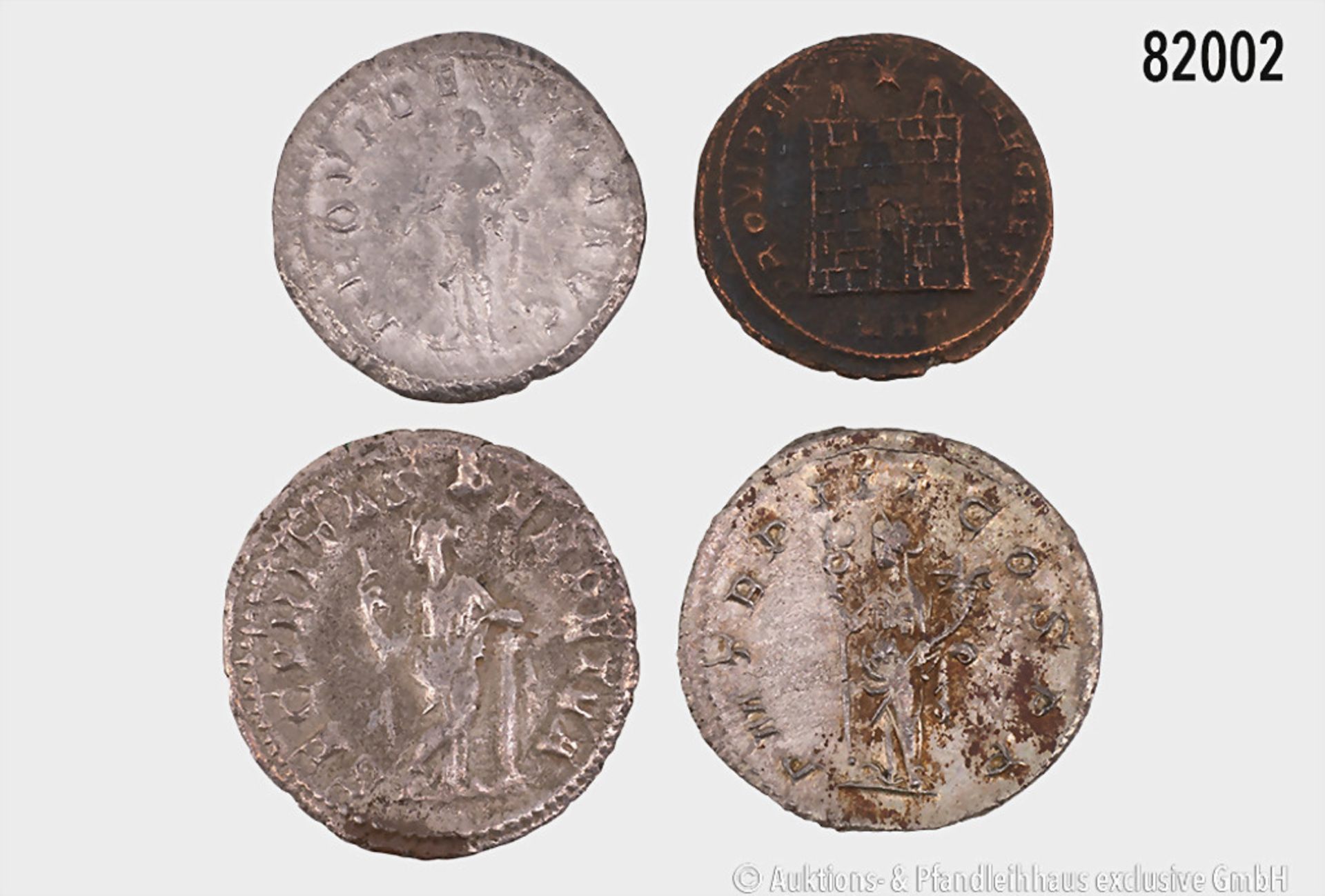 Konv. Denar des Maximinus Thrax (235-238), Antoninian des Gordian III. (238-244) und des ... - Bild 2 aus 2