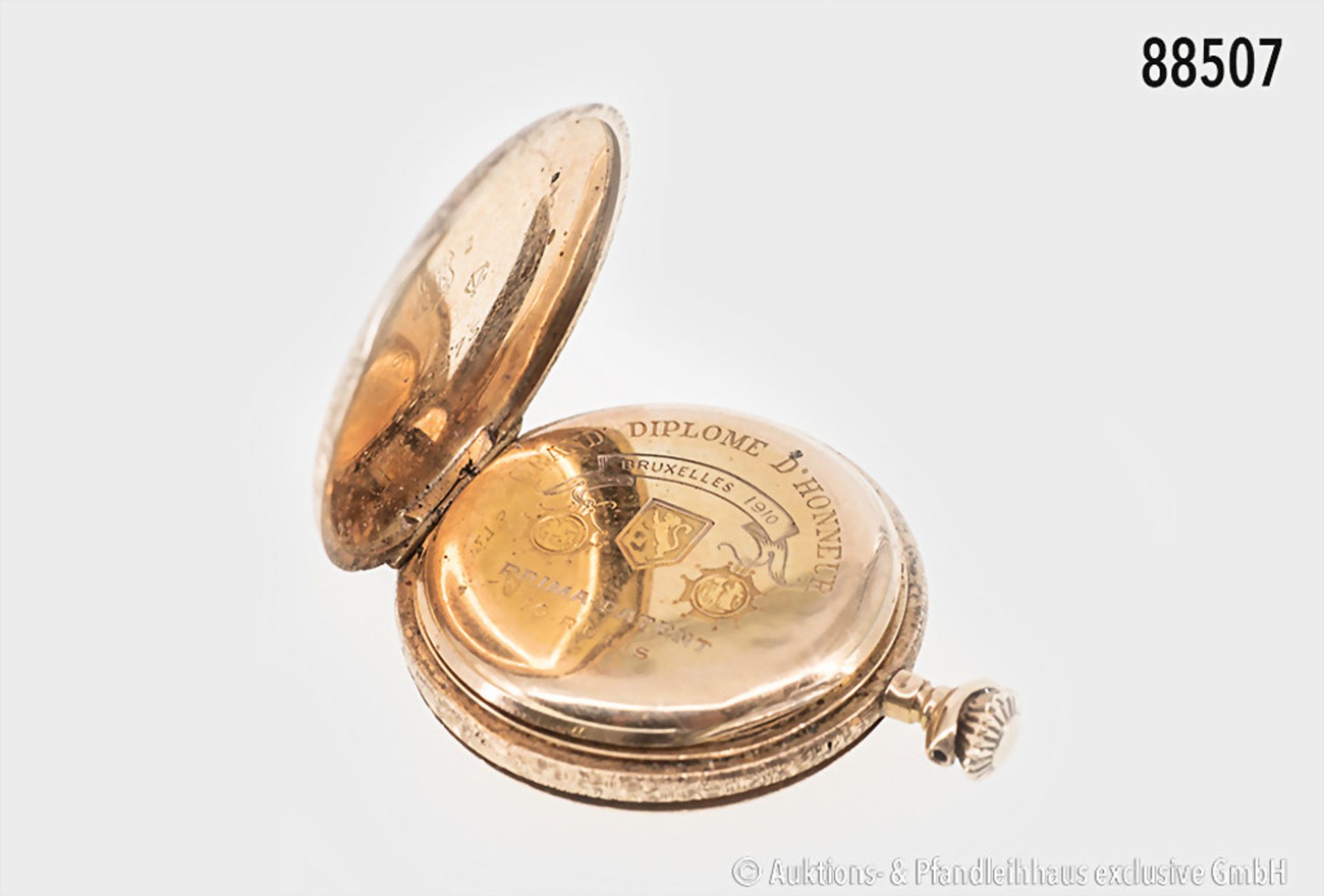 Damen-Taschenuhr, 3 Deckel 585 Gold, D ca. 29 mm, Schweiz, Le Parc, ca. 1920er Jahre, ... - Bild 2 aus 3