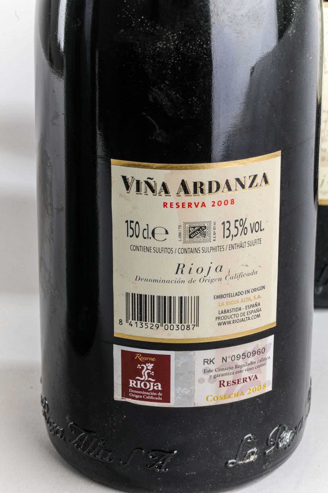 MAGUM RIOJA ALTA.2008. 4 MAGNUMS. Rioja. Vina Ardanza. - Bild 4 aus 4