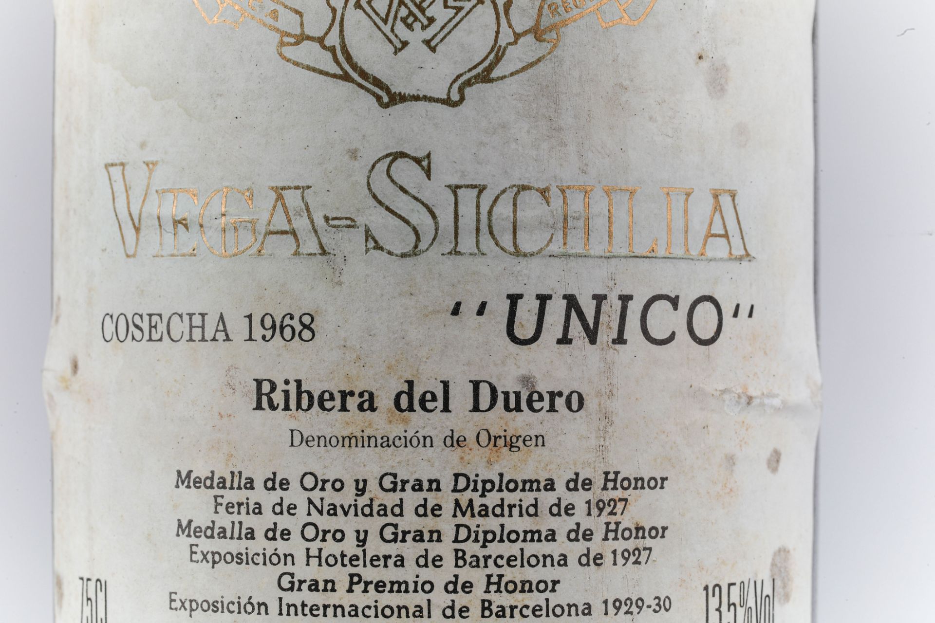 VEGA SICILIA UNICO. 1968. Ribera del Duero. Bouteille N°32498 sur production 45 300 bouteilles. - Image 3 of 6