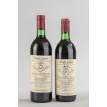 VEGA SICILIA UNICO. 1960. 2 bouteilles N°38514 et N°29776 sur production 63 000 bouteilles.