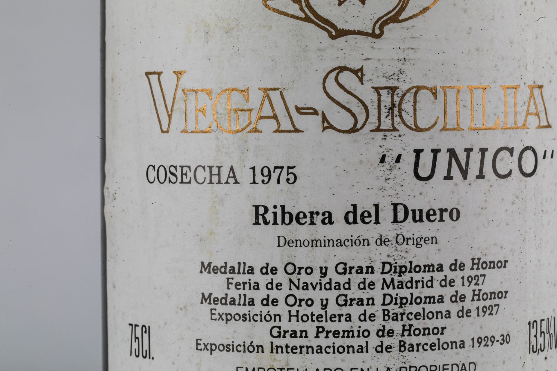 VEGA SICILIA UNICO. 1975.Ribera del Duero. Bouteille N°05422 sur production de 44 750 bouteilles. - Image 3 of 6