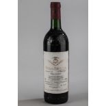 VEGA SICILIA UNICO. 1975.Ribera del Duero. Bouteille N°05422 sur production de 44 750 bouteilles.