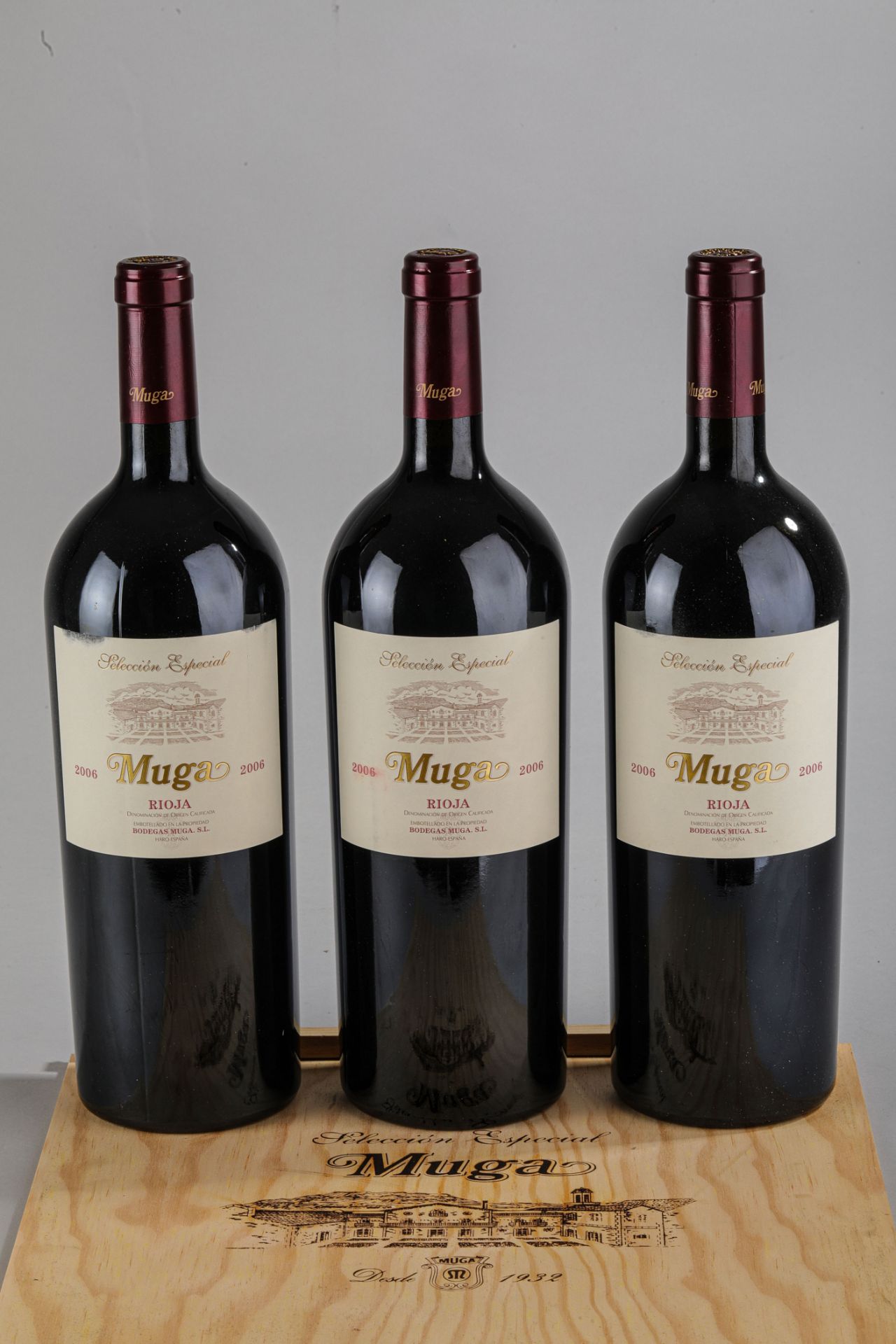 MAGUM MUGA. 2006. 3 magnums dans son coffret d'origine. Rioja. Sélection spéciale.