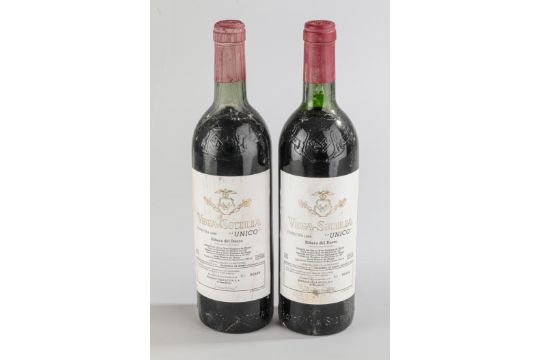 VEGA SICILIA UNICO. 1980. 2 bouteilles. Ribera del Duero. N°06860 et N°06864 sur production 38 480 - Bild 1 aus 6