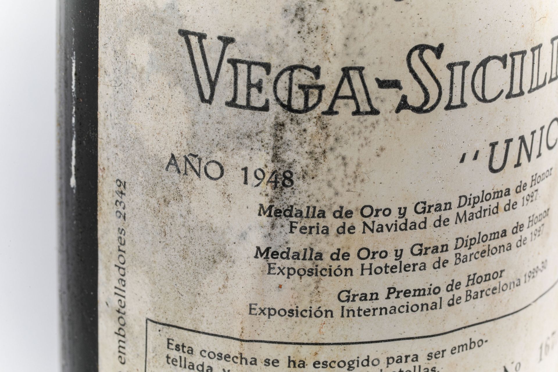 VEGA SICILIA UNICO.1948. Ribera del Duero. Bouteille N°16711 sur production de 17360 bouteilles. - Image 3 of 4