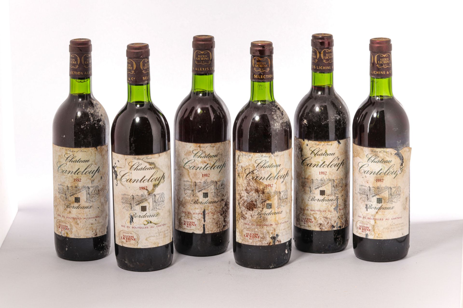 CHÂTEAU CANTELOUP 6 Bouteilles Bordeaux 1982