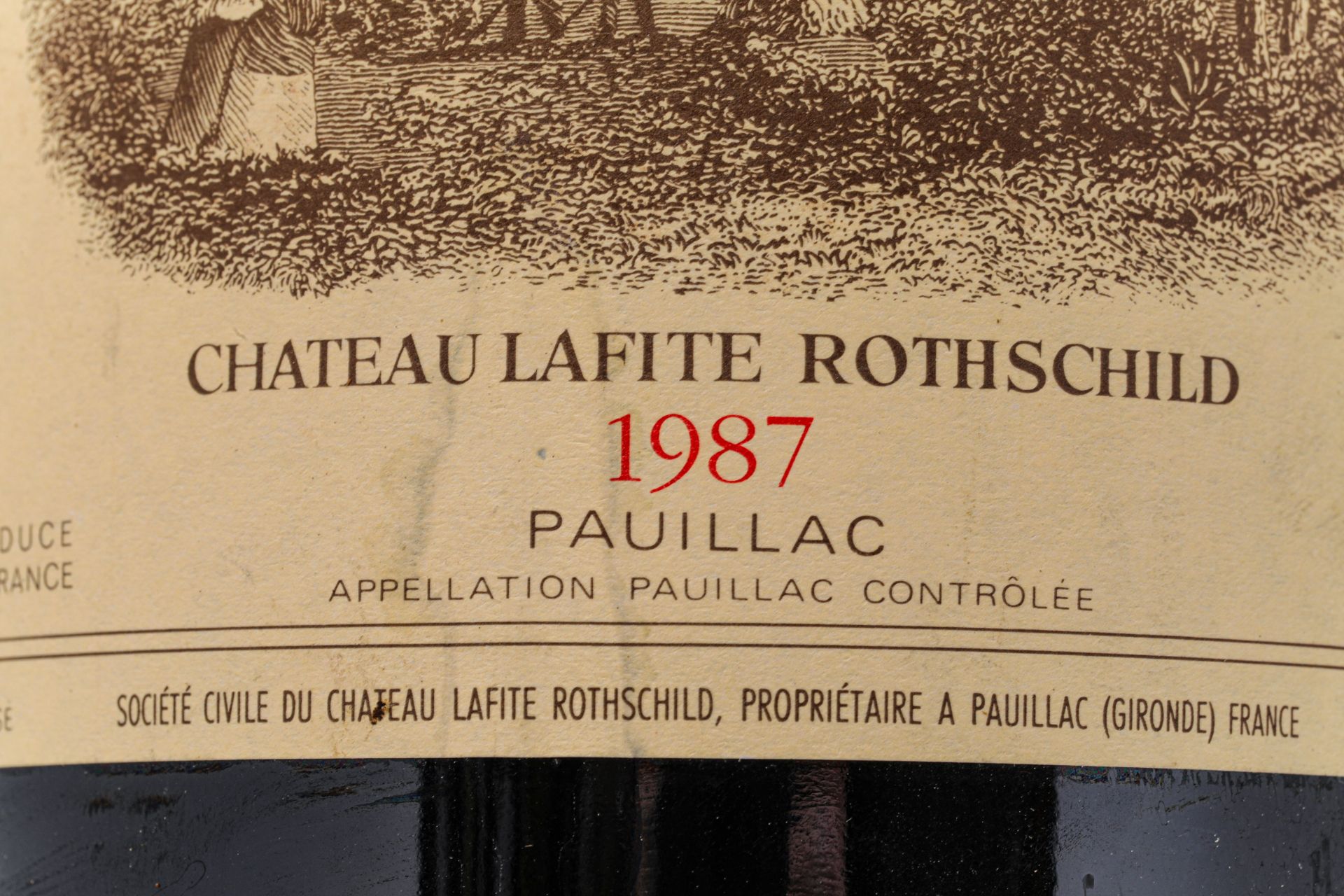 CHÂTEAU LAFITE ROTSCHILD MAGNUM1er grand cru classé Pauillac 1987 - Image 3 of 5