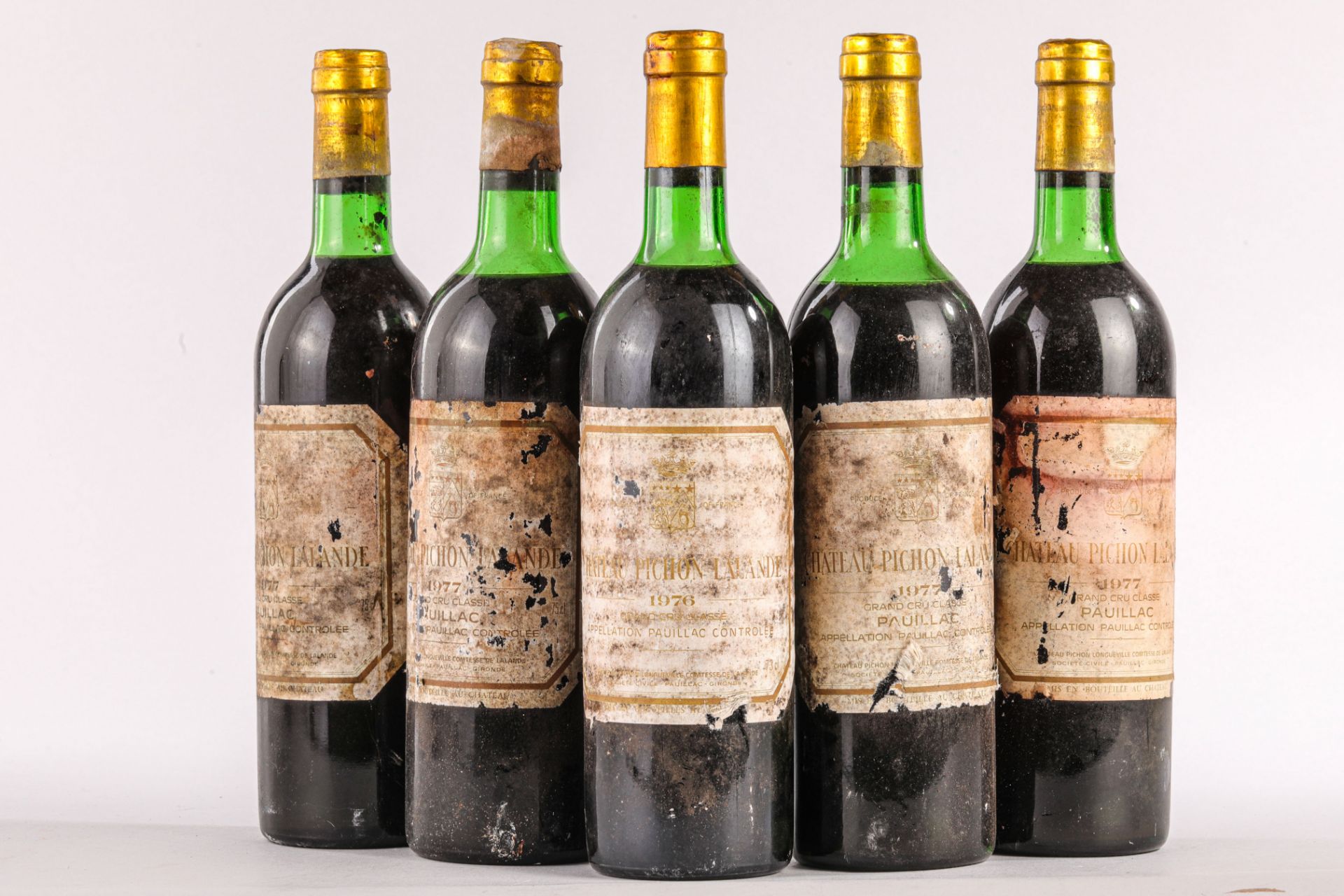 CHÂTEAU PICHON LALANDE Grand cru classé Pauillac 1977 4 bouteilles CHÂTEAU PICHON LALANDE 1