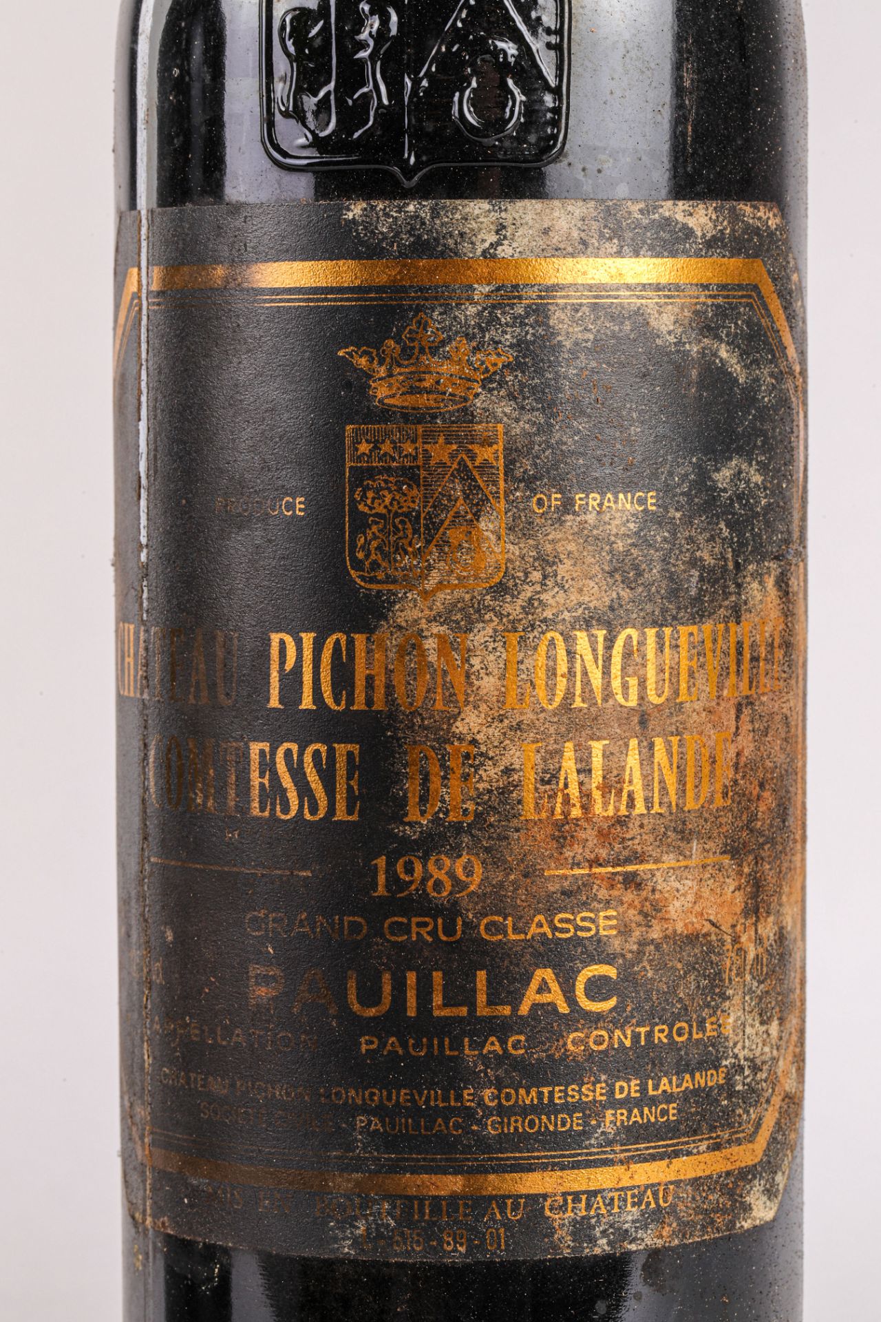 CHÂTEAU PICHON LONGUEVILLE COMTESSE DE LALANDE 2 bouteilles Grand cru classé Pauillac 1989 - Bild 3 aus 5