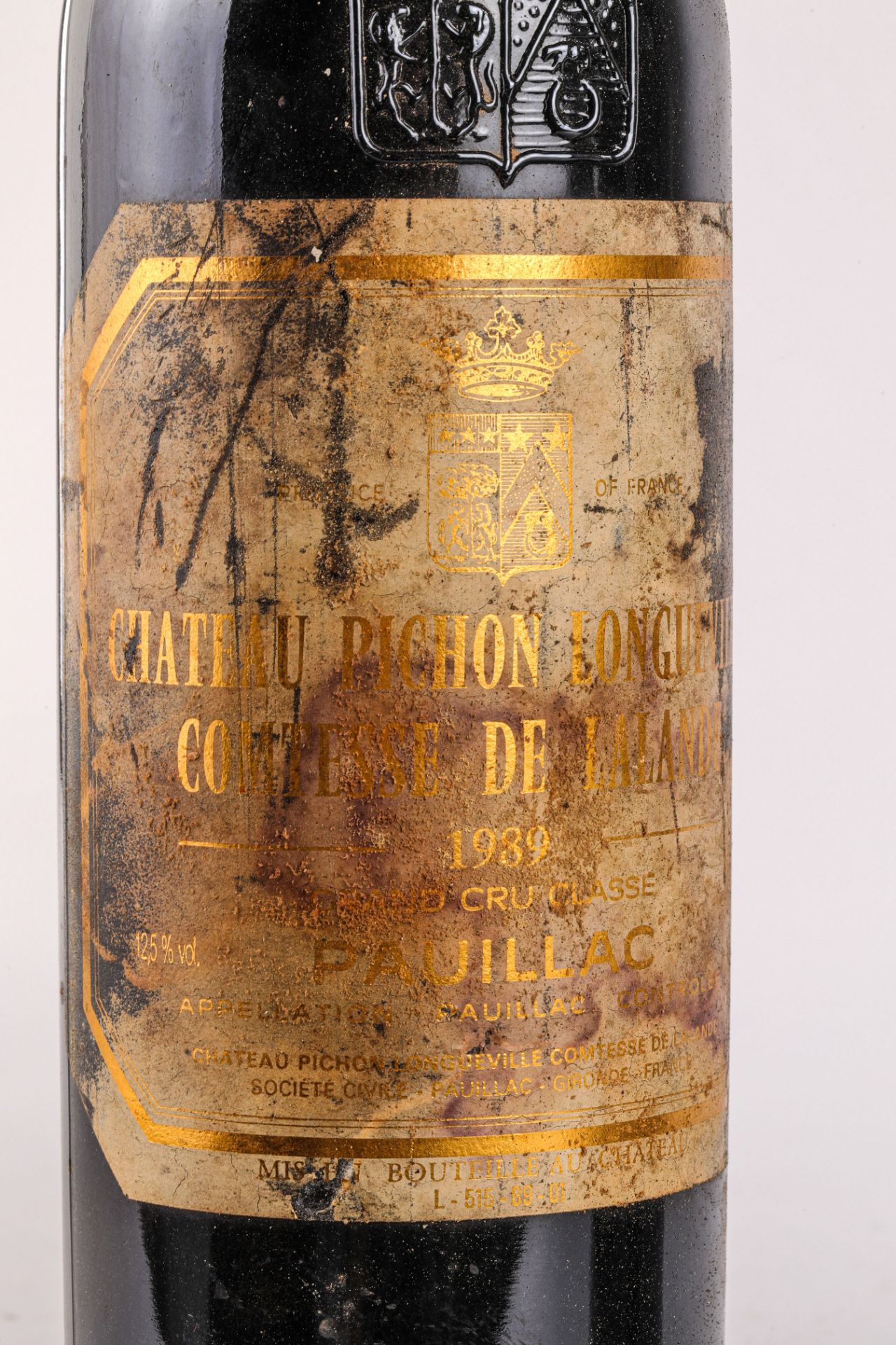 CHÂTEAU PICHON LONGUEVILLE COMTESSE DE LALANDE 2 bouteilles Grand cru classé Pauillac 1989 - Bild 2 aus 5