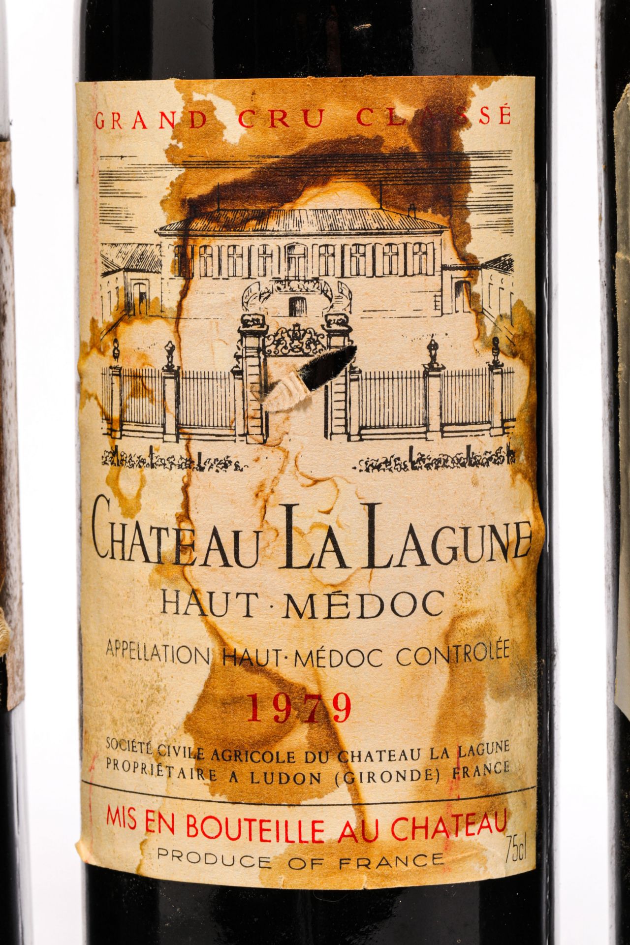 CHÂTEAU DU CRU-BEAUCAILLOU Grand cru classé Saint Julien Medoc1975 CHATEAU LA LAGUNE Grand cru - Image 3 of 6