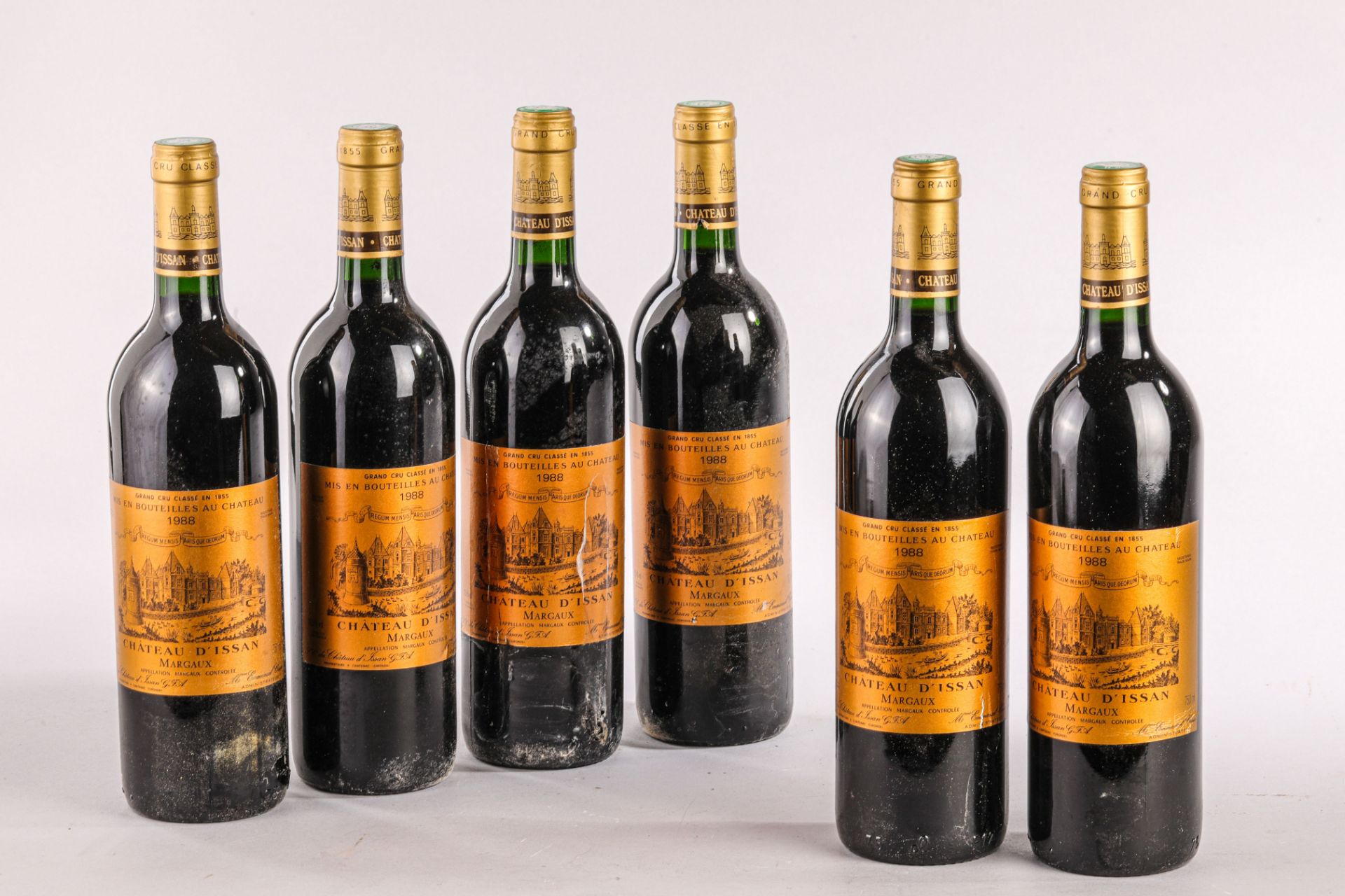 CHÂTEAU D’ISSAN 6 bouteilles Margaux 1988