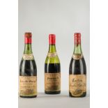 DOMAINE LANGLAIS COTTE ET FILS 1959 Négociants à Savigny les Beaune 3 bouteilles une de CORTON
