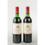 LES FORTS DE LATOUR 1980 2 bouteilles Deuxième vin Château Latour Pauillac