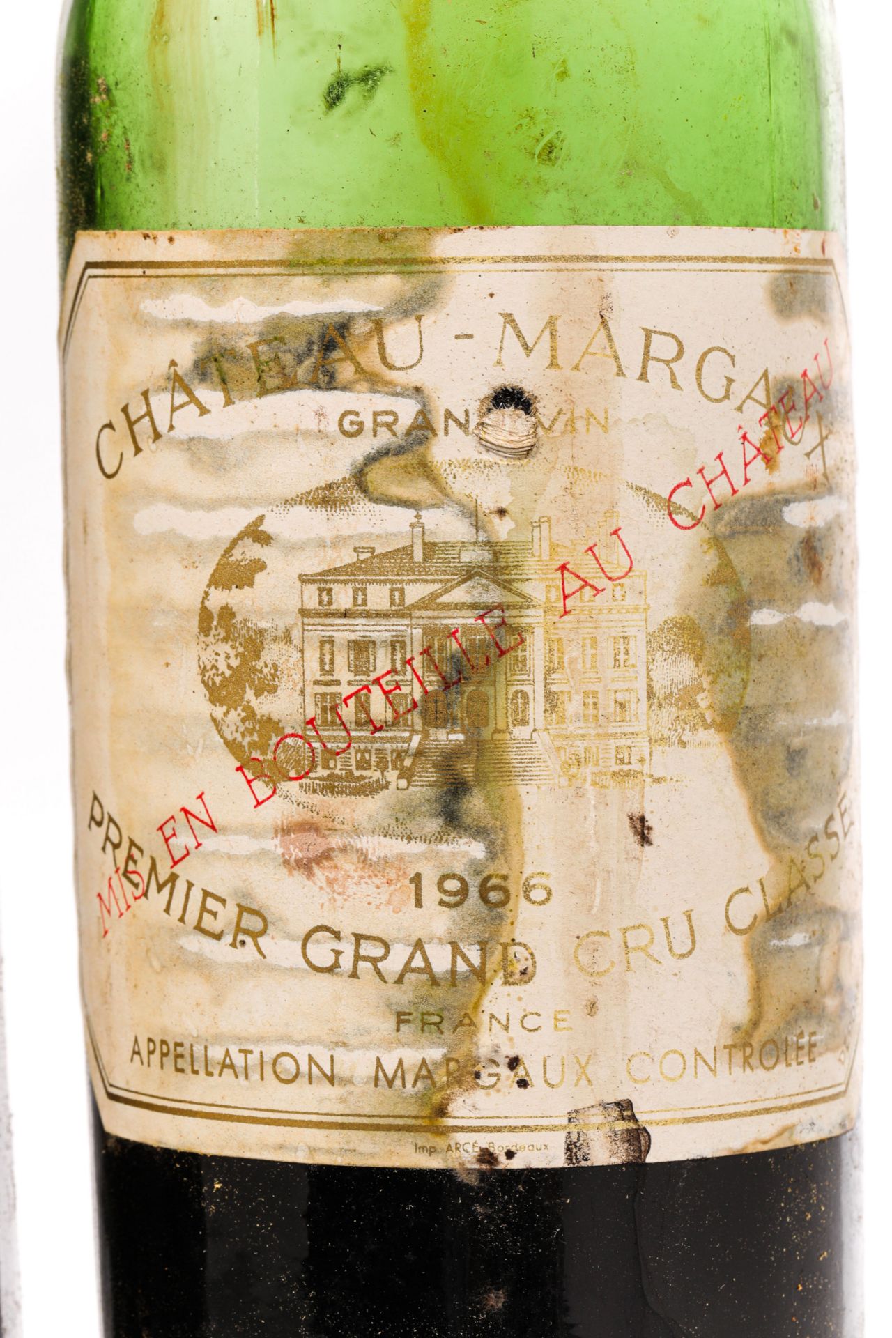 CHÂTEAU MARGAUX 5 bouteilles 1er grand cru classé 1966 - Image 2 of 9