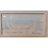 Sir Hugh Casson - Fishing Boats Poros, Watercolour and pencil -signed and titled in pencil - Image