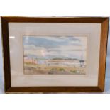 Sheila Turner (b.1941) Watercolour The Mersey Framed and glazed cut card mount 11” by 16” signed