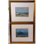 The Dory Clare Lake - Connemara - A pair of oil paintings, Both signed D. Galliny? -Framed mounted