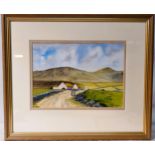 John O'Rourke Walkers Watercolour dated 2011Framed glazed and mounted Frame size 13 ¾” x 16 ¼”