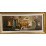 Deborah Jones S and J Loveday's Oil on canvas Frame size 16 ¾ “x 35” wide