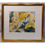 Jenny Wheatley R.W.S (b.1959) -Lillies, watercolour - signed and dated lower right, Framed glazed
