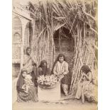 FŽlix Bonfils (1831-1885) - VŽndeuses de cannes ˆ sucre au Caire, 1870s