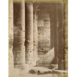 George & Constantine Zangaki (act. 1860 - 1890) - Egypte, Colonade souterraine, 1860s/1890s