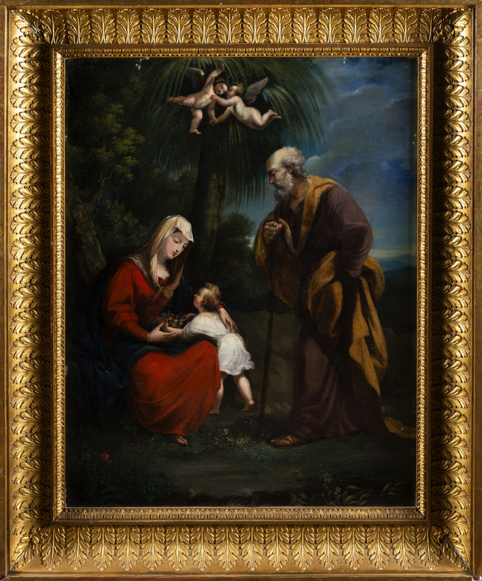 Giuseppe Bernardino Bison (Palmanova 1762-Milano 1844) - Rest during the flight to Egypt - Image 2 of 3