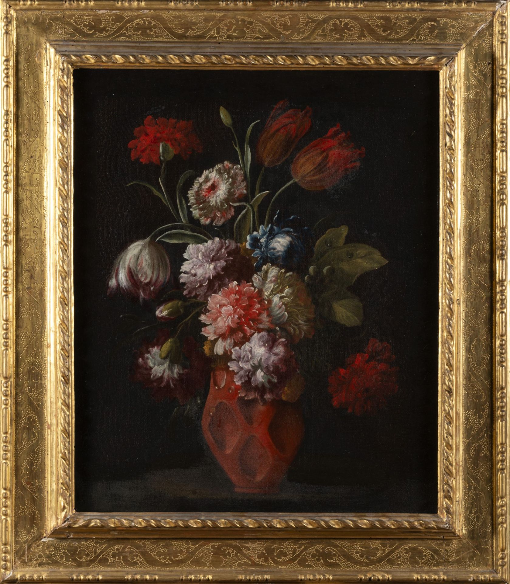 Andrea Belvedere (Napoli 1646/ 1652-1732) - Flowers in a vase - Image 2 of 3