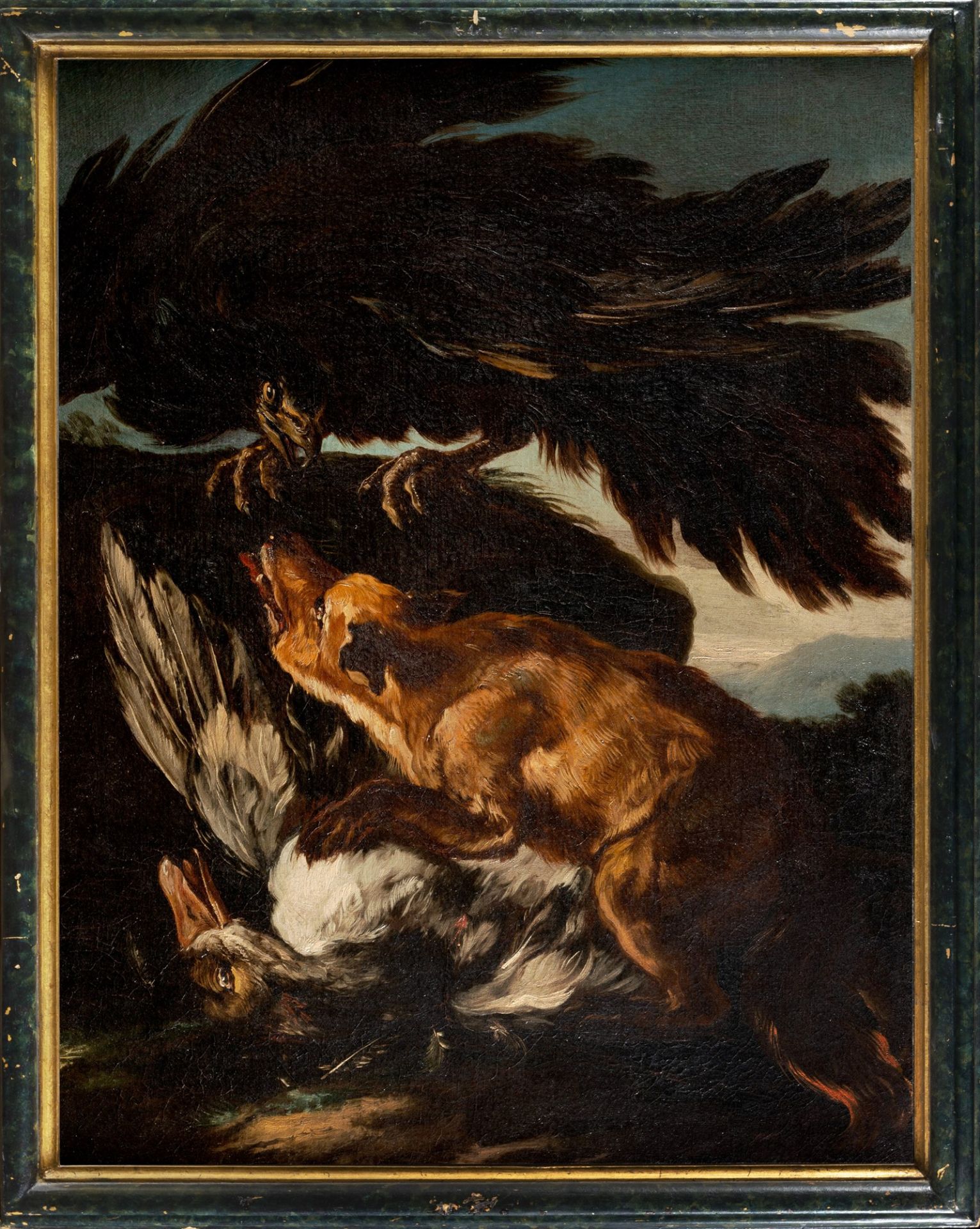 Angelo Maria Crivelli, detto il Crivellone (Milano 1660-1730) - The disputed prey - Image 2 of 3