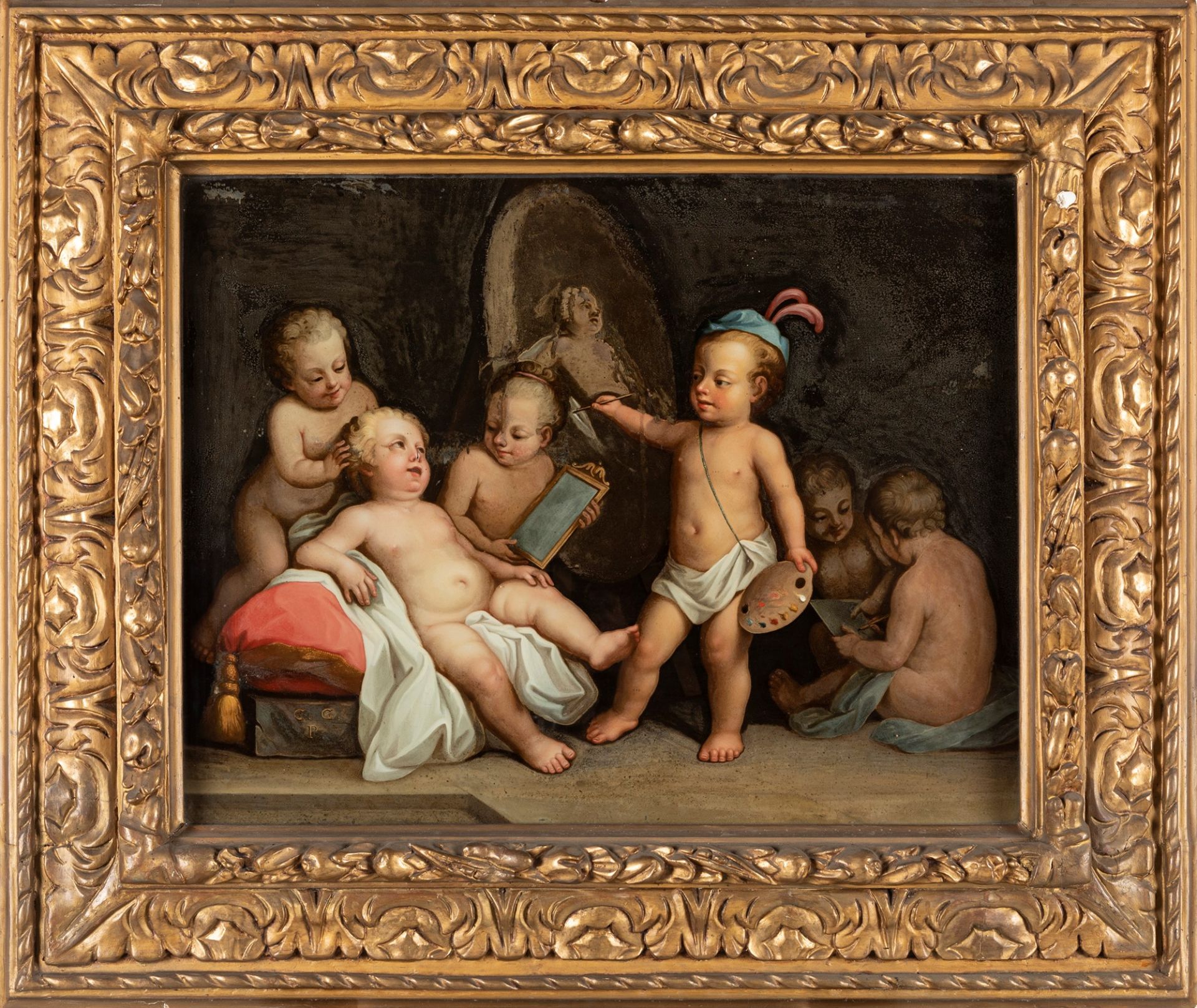 Scuola dell'Italia settentrionale, secolo XVIII - Allegory of the Painting