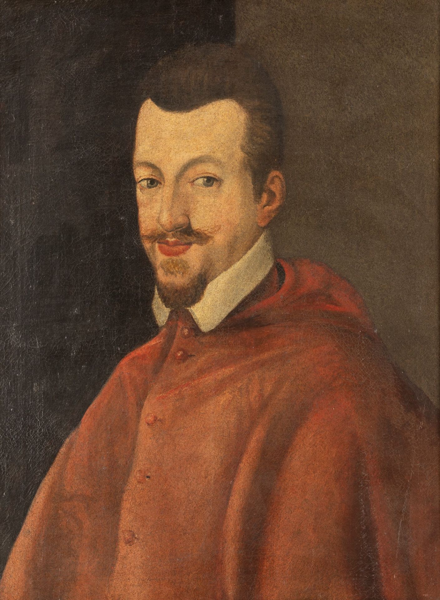 Scuola italiana, secolo XVIII - Half-length portrait of a cardinal - Image 2 of 3