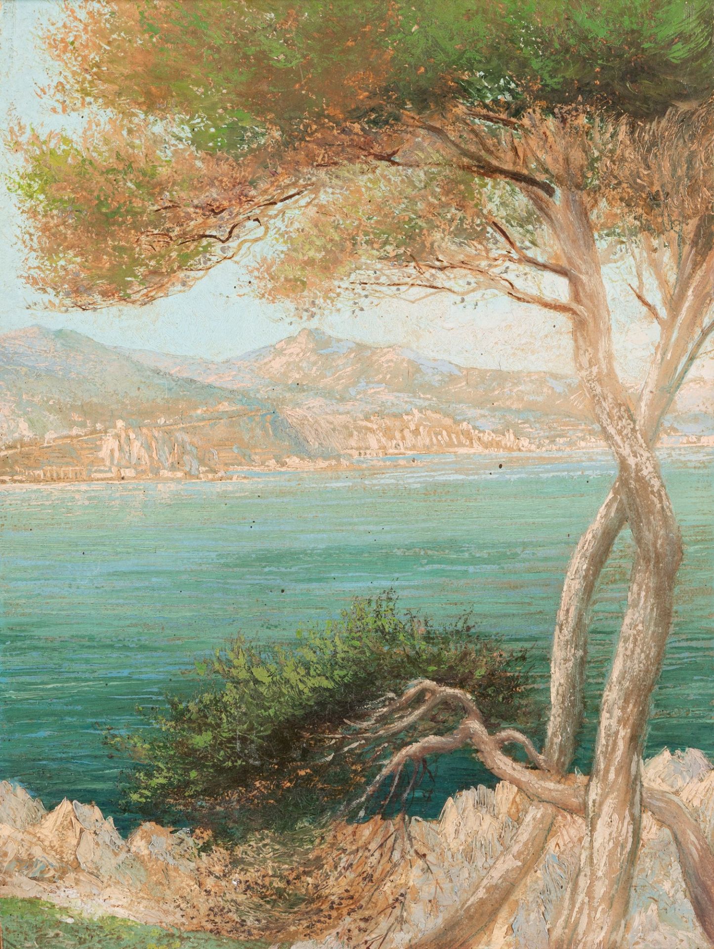 Guglielmina Ghersi detta Mimina (Genova 1889-Santa Margherita Ligure 1972) - Ligurian triptych - Bild 3 aus 5