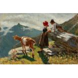 Fausto Lemmi (Torino 1897-Torino 1972) - Idyll of the shepherds